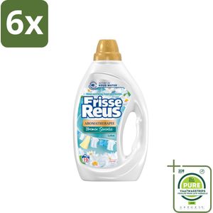 Frisse Reus - Vloeibaar Wasmiddel - Lotus - Witte Was - 19 Wasbeurten - Voordeelverpakking - 6 stuks - Wasmiddel - Waspoeder