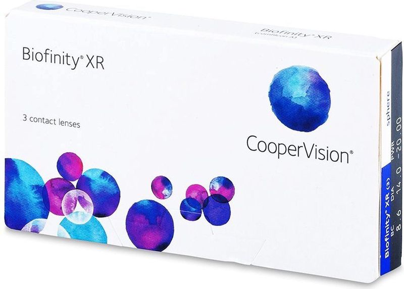 CooperVision - Biofinity XR - Maandlenzen - Silicone Hydrogel - 3 Lenzen