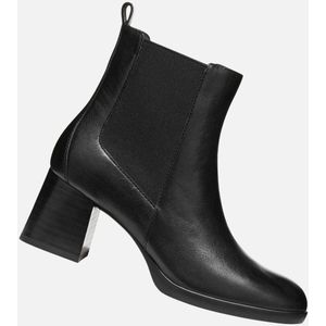 GEOX - Walk Pleasure 55 - Halve Laarzen met Hak - Zwart - Leer