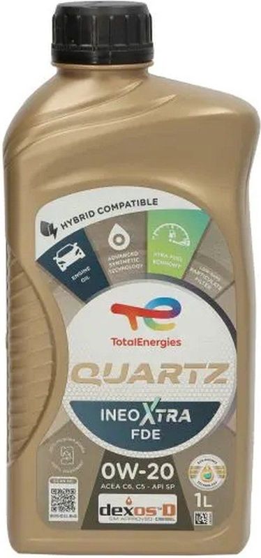 1L Total Quarts 0W-20 Ineo Xtra FDE C6, C5 - API SP Dexos D
