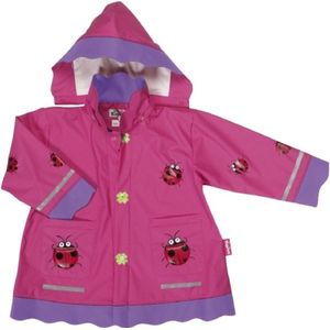 Playshoes - Regenjas - Lieveheersbeestje - Paars - Maat 110/116