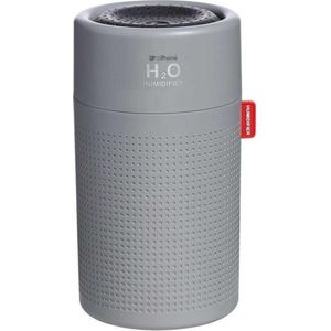 DrPhone H20 Plus - Humidifier H2O - Luchtbevochtiger – 750ML Tank - 2000mAh Accu - Verdamper – Aromatherapie - Geurverspreider – Grijs