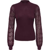 ONLY - ONLANNELINA LS HIGHNECK KNT - Damestrui - Winetasting - Knitwear