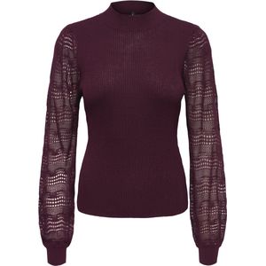 ONLY - ONLANNELINA LS HIGHNECK KNT - Damestrui - Winetasting - Knitwear