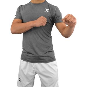 Zomer-taekwondopak (dobok) JCalicu | Antracietgrijs / Wit (Maat: 150)