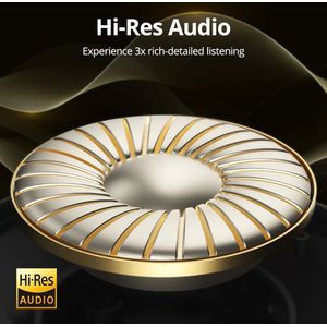 Draadloze Bluetooth Hoofdtelefoon - Gaming Headset - Hoofdtelefoon Draadloos - Hybride Noise Cancelling - 500mAh - 60 uur luisteren - Natuurlijke pasvorm - Wit