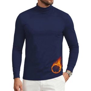 Functioneel sportshirt heren coltrui fleece voor outdoor en trainingen