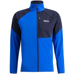 Swix - Focus Wind Jas - Blauw - 3-laags Softshell