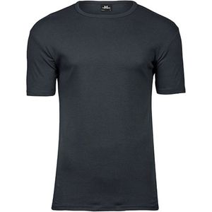 Men's Interlock T-shirt met korte mouwen Dark Grey - XXL