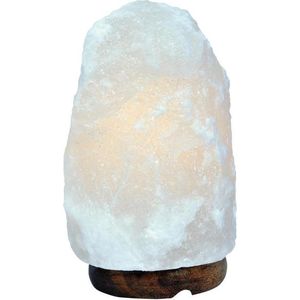 Himalaya Zoutlamp WIT 10-15 kilo -Selnature- !! gratis verzending !! (inclusief kabel & lampje)