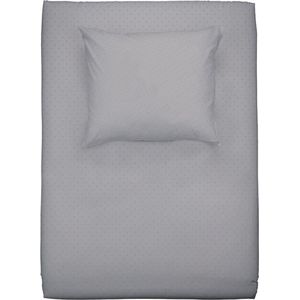 Heckett & Lane Puntini Dekbedovertrek - Litsjumeaux - 260x200/220 cm - Glacier Grey