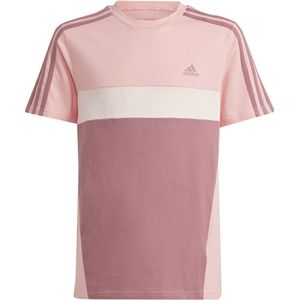 adidas - Tiberio 3-Stripes - T-shirt - Kleurblock - Kinder