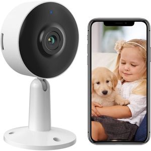 DailySupplies® Hondencamera - Huisdiercamera - Babyfoon met Camera en App - Baby Monitor - Full HD - Wit