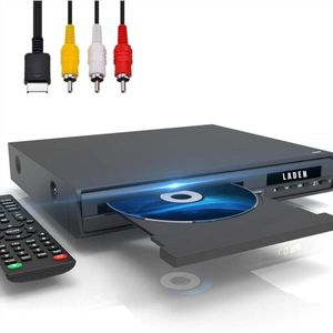 Thuys – DVD Speler Met HDMI – Externe Dvd Speler – Blu Ray Spelers – 27cm x 21cm x 4cm – Zwart