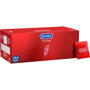 Durex Condooms Thin Feel 144st - 2 Stuks - Voordeelverpakking