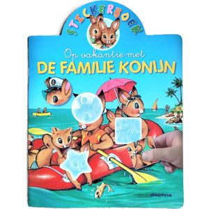 Sticker boekje familie konijn - stickers - 3 tot 5 jaar - verhaaltje