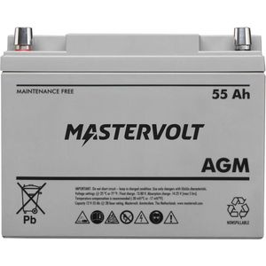 Mastervolt AGM 12/55 - 12V - Accu - Mastervolt 62000550