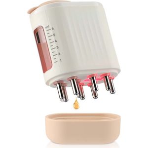 KYXORA Haargroei Therapie - Infrarood Haargroei Therapie - Roodlicht Haargroei Therapie - Haar Olie Applicator - Haar Serum Applicator - Haarborstel - Haaruitval Behandeling - Stimuleert Haaruitval - Trillingmassage - Hoofdhuid Massage -