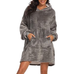 blanket sweatshirt - hoodie - dekensweatshirt Winter deken - Fleece dekentje - Hoodie Blanket -warm en gezellig, draagbaar, lang sweatshirt