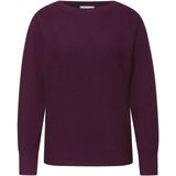 Street One Studio Dames Dolman trui in Paars, in size: 34