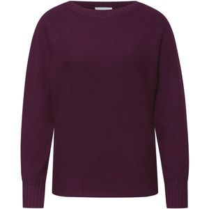 Street One Studio Dames Dolman trui in Paars, in size: 34