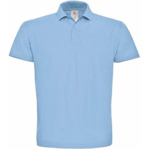 B&C polo licht blauw XXL