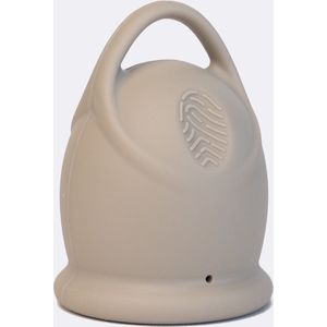Menstruatiecup - Grijs - Maat S - Herbruikbare menstruatie cup - period - duurzaam