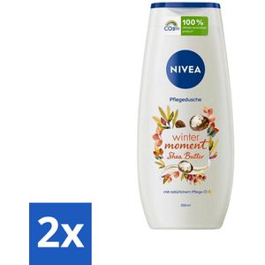 Nivea - Douchegel - Winter Moment Shea Butter - 250 ml - Voordeelverpakking - 2 stuks