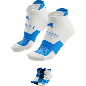 Xtreme - Fitness sneakersokken - Unisex - Multi blauw - 35/38 - 3-Paar - Fitness sokken heren - Fitness sokken dames