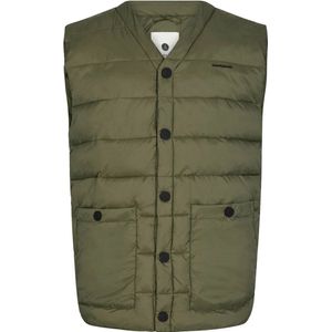 Anerkjendt - Rasmus Bodywarmer Donkergroen - Heren - Maat L - Regular-fit