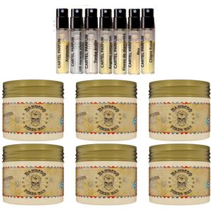 Bandido 6x Spider Fiber Wax 125ml & 7x Cartel Paris EDP 2ml
