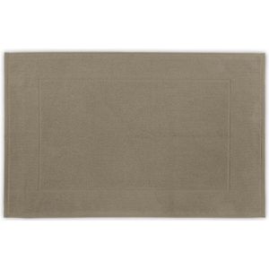 Tiseco Home Studio - Badmat DELUX - SET/2 - 100% katoen - 750 g/m² - superzacht en zeer absorberend - Rechthoek - 50x80 cm - Dark taupe