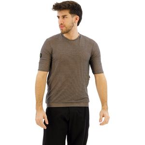 santini stone delta beige technisch t shirt