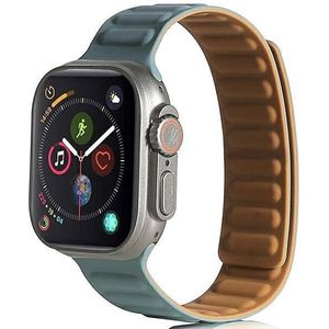 Beline pasek smartwatchbandje voor Apple Watch 42/44/45/49MM groen
