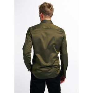 ETERNA - Hemd - Maat 41 - Mannen - 46 grün - katoen