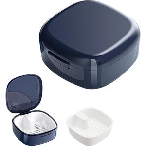 Prosthetic Box voor Tandheelkundige Protheses - Opslagdoos met Zeef - Hangende Houders voor Tandheelkundige Protheses - Beugeldoos - Tandheelkundige Prothesendoos