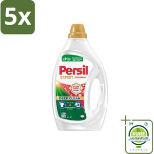 5 x Persil Wasmiddel Gel 29 Wasbeurten Stain Removal 1,305 liter - Grootverpakking - Vlekkenverwijderaar - Wasmiddel - Vloeibaar Wasmiddel - Witwas - Gekleurde Was