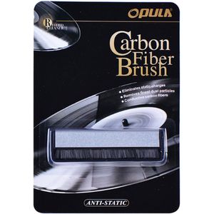 Draagbare Antistatische Platenborstel - Koolstofvezel - Reinigingsborstel voor Vinylplaten