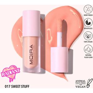 Moira - Liquid Blush 017 Sweet Stuff - Vegan Blush