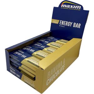 Maxim Energy Bar - 25 x 55g - Energierepen - Sportvoeding - Banana Chocolate