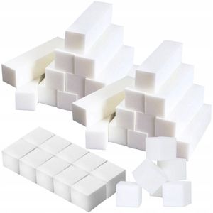60x Mini Nagel Polijstblokken & Buffers - Wit 100/100