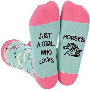 Lettersokken - Creatieve, casual antislip vloersokken - Leuke sokken met dierenpatroon tot halverwege de kuit - Unisex - Maten 36-41