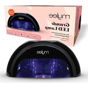 Grande LED Nageldroger voor Gelnagels - Convex Uithardingstechnologie - Verwijderbare Basis - Lage Warmte Modus - Digitaal Aftelscherm