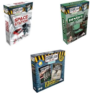 Escape Room Uitbreidingsbundel - 3 Stuks - Space Station & The Dentist & Mad House