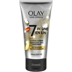 Olay - Facial Cleanser, Skin Care Total Effects Daily Face Wash, Refreshing Citrus Scrub Facial Cleanser