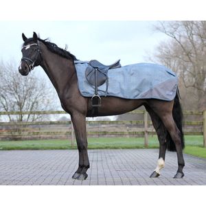 Uitrijdeken turnout luxe fleece Graphite