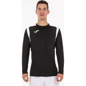 Joma Champion V Voetbalshirt Lange Mouw Kinderen - Zwart / Wit | Maat: 152