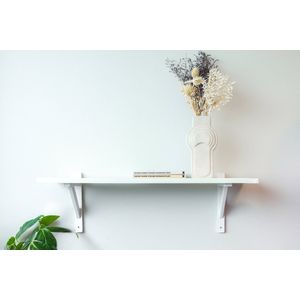 Wovar Houten Plankdrager 20 x 25 cm Wit | Per Stuk