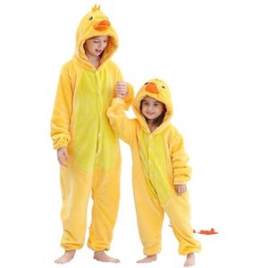 Cosplay jumpsuit uniseks pyjama voor kinderen 3-12 jaar - Winter flanellen rompers voor Halloween