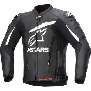 Alpinestars Gp Plus V4 Leather Jacket Black White 50 - Maat - Jas